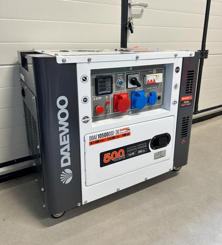 Daewoo DDAE10500DSE-3G Diesel generator / Nieuw, Doe-het-zelf en Verbouw, Aggregaten, Nieuw, Dieselolie, Ophalen