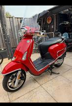 Kymco NewLike 2019 50cc Blauw Kenteken, Fietsen en Brommers, Snorfietsen en Snorscooters, Ophalen, Kymco, Zo goed als nieuw, Benzine