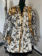 Zwart/beige/goud nieuwe unieke carnavalsjas maat 42, Ophalen of Verzenden, Nieuw, Maat 42/44 (L), Overige kleuren