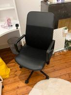 Ikea renberget bureaustoel zwart met wielen, Ophalen, Zo goed als nieuw, Zwart