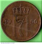 Noorwegen 5 ore uit 1956, Ophalen of Verzenden, Overige landen, Losse munt