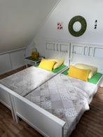 Twee eenpersoons hemnes IKEA bedden, Huis en Inrichting, Slaapkamer | Bedden, 80 cm, Ophalen of Verzenden, Eenpersoons, Wit