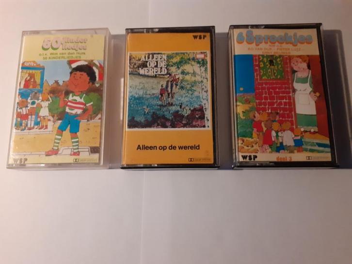 cassette, Cd's en Dvd's, Cassettebandjes, Gebruikt, Origineel, Kinderen en Jeugd, 2 t/m 25 bandjes, Ophalen of Verzenden
