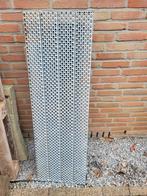 Rooster 125x40x3 - Metalen plaat met gaten, Doe-het-zelf en Verbouw, Metalen, Ophalen of Verzenden, Gebruikt, IJzer