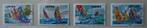 Aruba 384 t/m 387, Catamaran Regatta., Postzegels en Munten, Postzegels | Nederlandse Antillen en Aruba, Ophalen of Verzenden