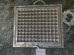 Oud aluminium ventilatie rooster, muurrooster afzuiging, Ophalen of Verzenden, Gebruikt