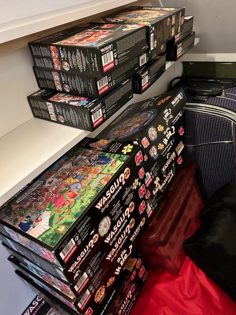 Wasgij Puzzels 1000 Stukjes - Diverse Uitgaven, Ophalen of Verzenden, 500 t/m 1500 stukjes, Zo goed als nieuw, Legpuzzel
