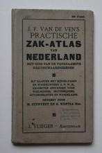 ZAK-ATLAS NEDERLAND 1932 LITHO J. Vlieger J.F. v/d Ven BK37, Gelezen, J.F. van der Ven, Overige atlassen, Ophalen of Verzenden