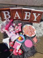 Babyshower jongen meisje boy girl versiering blauw roze, Ophalen of Verzenden, Zo goed als nieuw