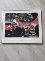 Litho Hesselbes limited edition F1 Michael Schumacher "The R, Verzamelen, Ophalen of Verzenden, Zo goed als nieuw, Formule 1