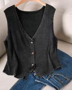 Top June (44-52), Verzenden, Nieuw, Zwart, Shirt of Top