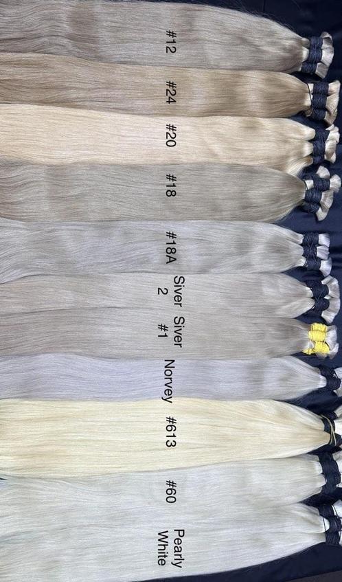 ACTIE !!! Premium hairextensions echt haar en betaalbaar., Sieraden, Tassen en Uiterlijk, Uiterlijk | Haarverzorging, Nieuw, Pruik of Haarverlenging