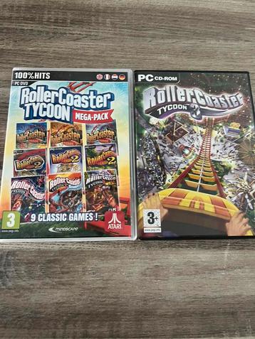 Rollercoaster Tycoon Megapack, PC +deel 3 beschikbaar voor biedingen