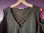 Groene off shoulder tuniek met kruisbandjes 46/48 nu 15,99€, Anna Field, Maat 46/48 (XL) of groter, Ophalen of Verzenden, Zo goed als nieuw