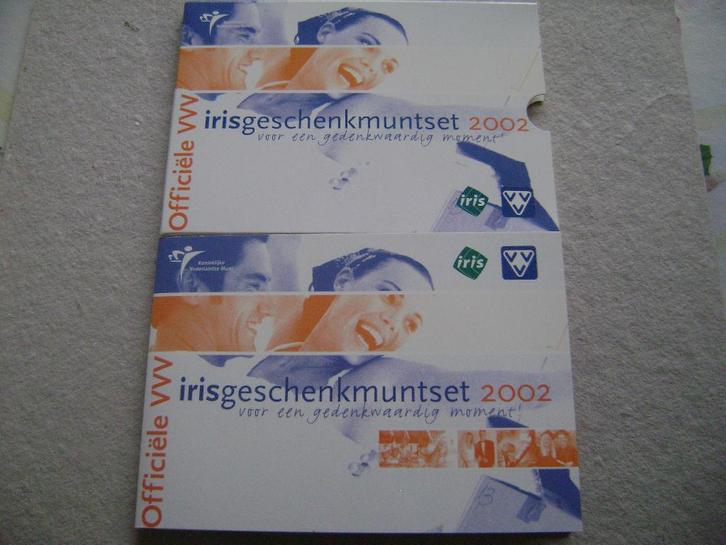 Iris geschenkmuntset euromunten 2002, Postzegels en Munten, Munten | Nederland, Setje, Euro's, Koningin Beatrix, Ophalen of Verzenden