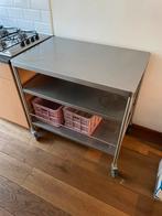RVS ikea keuken trolley Flytta, Huis en Inrichting, Keuken | Keukenelementen, Ophalen, Overige kleuren, 50 tot 100 cm, Zo goed als nieuw