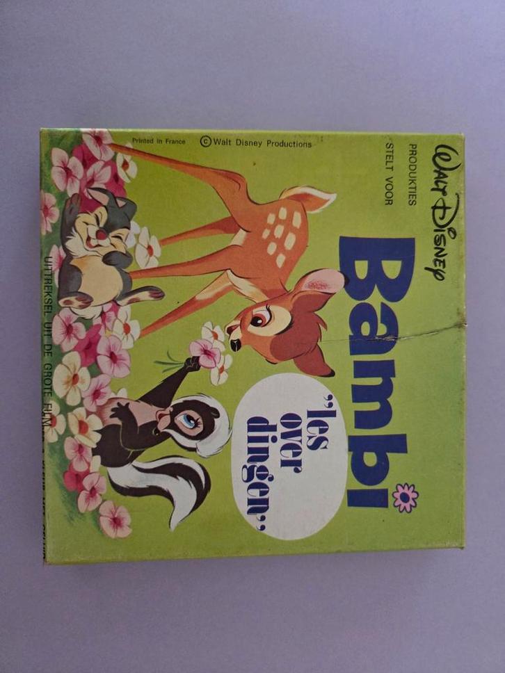 Bambi - Super 8 Film - Walt Disney - Kleur & Geluid, Audio, Tv en Foto, Filmrollen, 8mm film, Ophalen of Verzenden