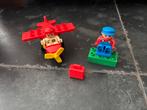 Lego Duplo Vliegtuig met Piloot en Monteur, Ophalen of Verzenden, Zo goed als nieuw, Complete set, Duplo