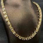 14k gouden ketting magnum schakel italy 70cm, Sieraden, Tassen en Uiterlijk, Kettingen, Ophalen of Verzenden, Zo goed als nieuw
