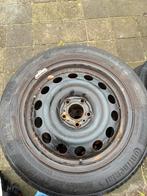 Stalen velgen met versleten winterbanden, Auto-onderdelen, Banden en Velgen, Gebruikt, 16 inch, Banden en Velgen, Personenwagen