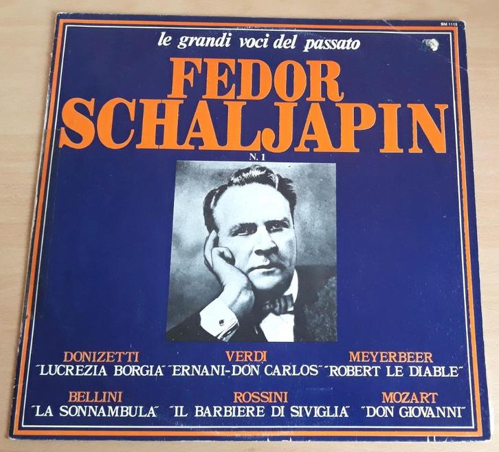 Fedor Schaljapin - Le grandi voci del passato - Lp, Cd's en Dvd's, Vinyl | Klassiek, Zo goed als nieuw, Classicisme, Opera of Operette