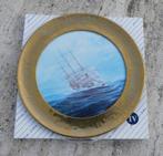 Berendsohn Boten Wandbord en 5 Onderzetters met Messing rand, Antiek en Kunst, Ophalen of Verzenden