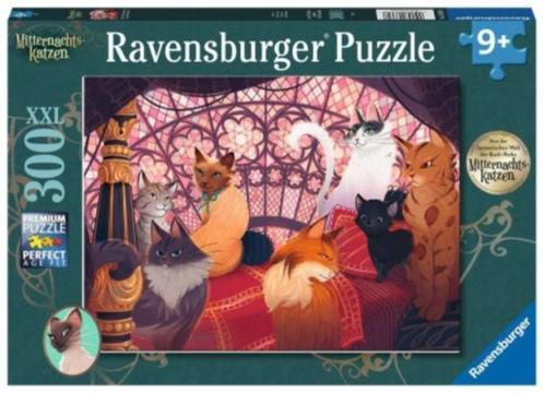 Ravensburger: Middernachtkatten 300 XXL stukjes, Kinderen en Baby's, Speelgoed | Kinderpuzzels, Nieuw, 6 jaar of ouder, Meer dan 50 stukjes