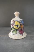 Vintage Toledo aardewerk bel met vis decoratie., Antiek en Kunst, Antiek | Keramiek en Aardewerk, Verzenden