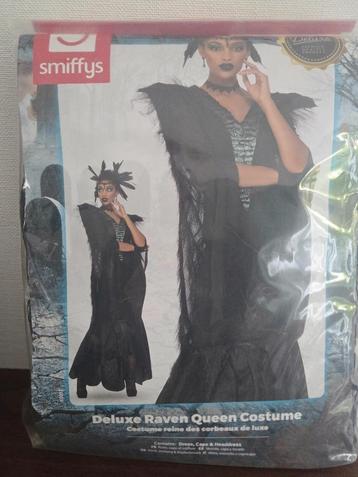 Nieuw in verpakking Smiffys, DELUXE RAVEN QUEEN kostuum, S beschikbaar voor biedingen