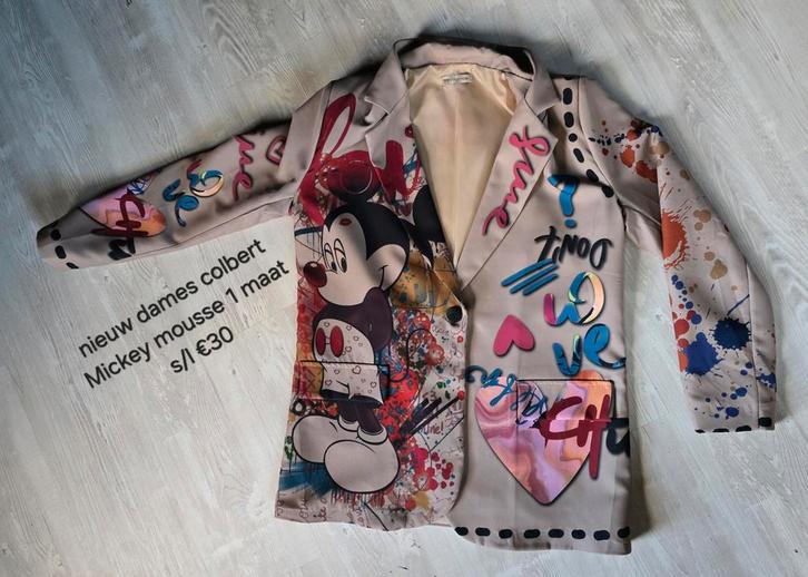 Carnavalskleding feestkleding dames colbert Mickey mousse, Kleding | Dames, Carnavalskleding en Feestkleding, Zo goed als nieuw
