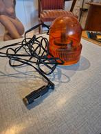 Vintage Amber Zwaailicht 12V - Magnetische Voet, Ophalen of Verzenden, Gebruikt