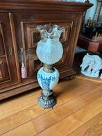 Vintage Tafellamp met Delfts Blauw Motief, Ophalen