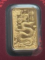 Pamp suisse 5 gram goud baartje - lucky dragon .9999, Ophalen of Verzenden, Goud