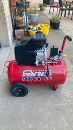 50 liter compressor, Doe-het-zelf en Verbouw, Compressors, Ophalen, 6 tot 10 bar, Zo goed als nieuw, 25 tot 100 liter