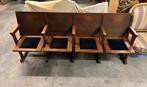 Kerkbank Antiek - Hout - Stof - Zwart, Antiek en Kunst, Ophalen