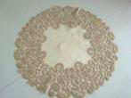 Tafelkleed met gekantkloste rand, Huis en Inrichting, Verzenden, Zo goed als nieuw, Rond, Binnen
