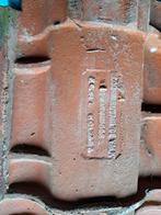 Originele gevelpannen van de Valk, Doe-het-zelf en Verbouw, Dakpannen en Dakbedekking, Ophalen, Gebruikt, Steen of Klei, Zwart