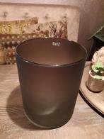 Dutz groot mat zwart windlicht, Huis en Inrichting, Ophalen of Verzenden, Zo goed als nieuw, Minder dan 10 liter, Metaal