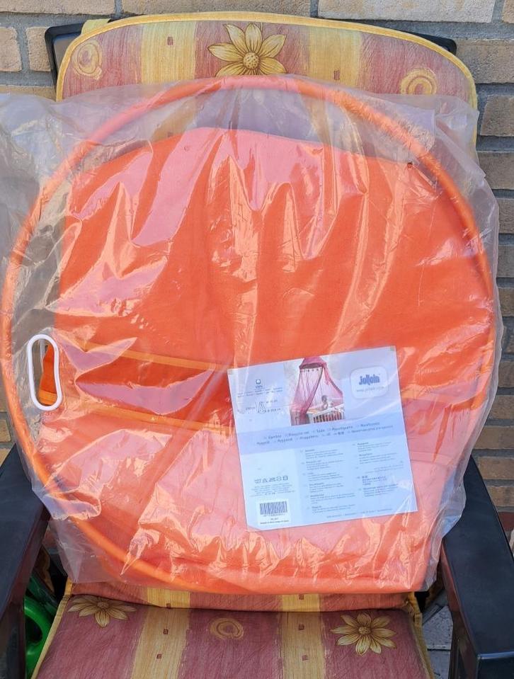 te koop oranje jollein klamboe 230 x 60 x 850 cm nieuw in ve, Kinderen en Baby's, Kinderkamer | Inrichting en Decoratie, Nieuw