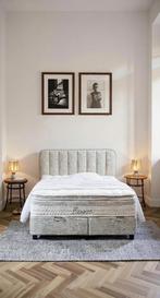 BOXSPRING LENOR MET OPBERGRUIMTE!!, Verzenden, Crème, 200 cm, Teddy opbergruimte