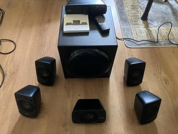 Logitech z906 5.1 systeem, Audio, Tv en Foto, Home Cinema-sets, Zo goed als nieuw, Overige spelers, 5.1-systeem, Overige merken