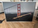 Golden gate schilderij 140 x 100cm, Huis en Inrichting, Ophalen, Gebruikt, 125 cm of meer, Schilderij