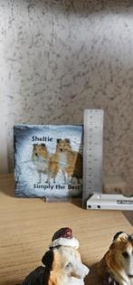 Sheltie Beeldjes porselein, Verzamelen, Beelden en Beeldjes, Ophalen, Gebruikt, Dier