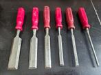 Nooitgedagt beitels met het rode hecht 32 t/m 6 mm, Ophalen of Verzenden