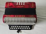 Hohner Erica CF knopaccordeon accordion, Ophalen of Verzenden, Gebruikt, 120-bas, Hohner