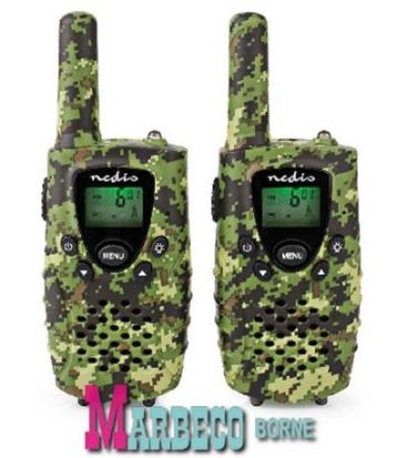 Portofoon,Walkie Talkie set, max. 8KM, USB lader, incl. batt beschikbaar voor biedingen