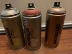 Montana gold champagne kleur 12 spuitbussen, Minder dan 5 liter, Ophalen, Nieuw, Verf