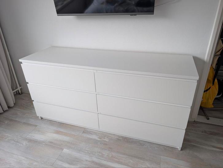 MALM IKEA kast met 6 lades, Huis en Inrichting, Kasten | Dressoirs, 25 tot 50 cm, Ophalen