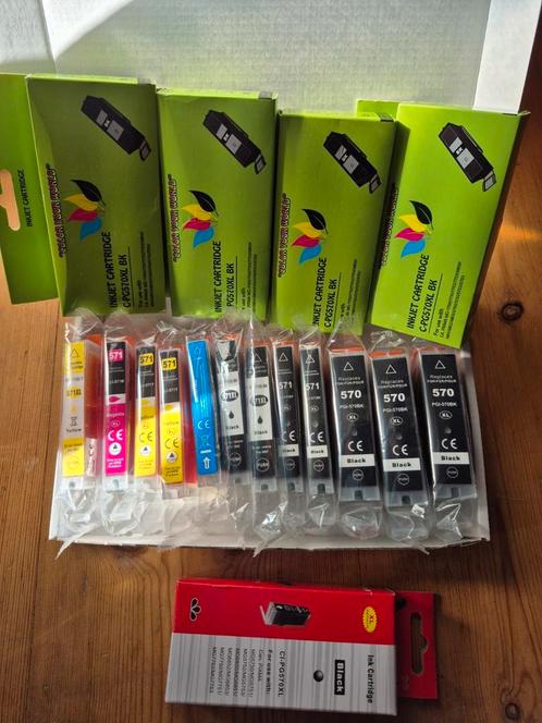 Nieuwe Cartridges PG570 en CL571 + gratis printer, Computers en Software, Printerbenodigdheden, Nieuw, Ophalen
