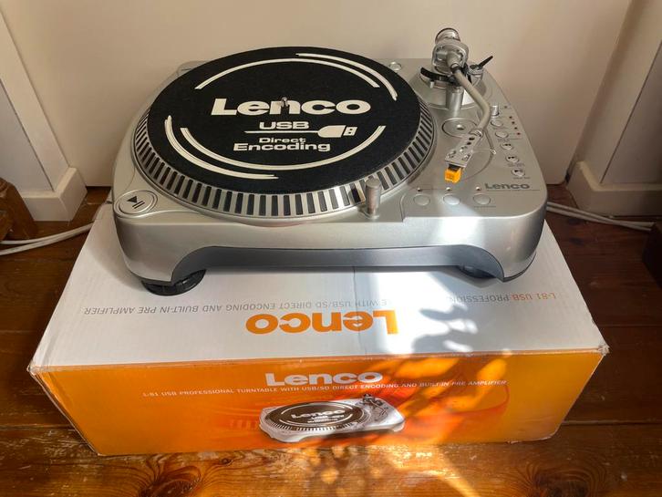 Lenco L-81 platenspeler en dvd home cinema center, Audio, Tv en Foto, Platenspelers, Gebruikt, Platenspeler, Overige merken, USB-aansluiting